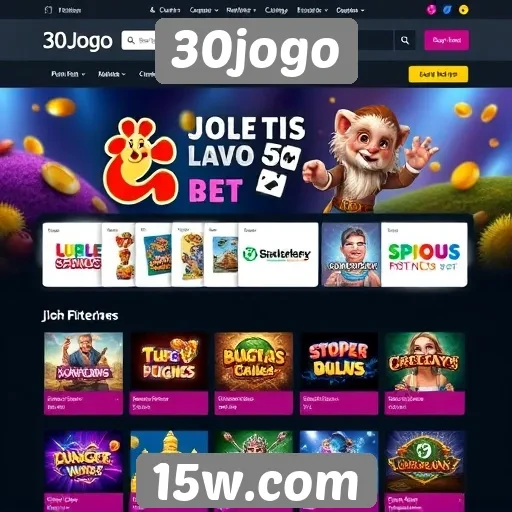 Navegação intuitiva é destaque no site 30jogo